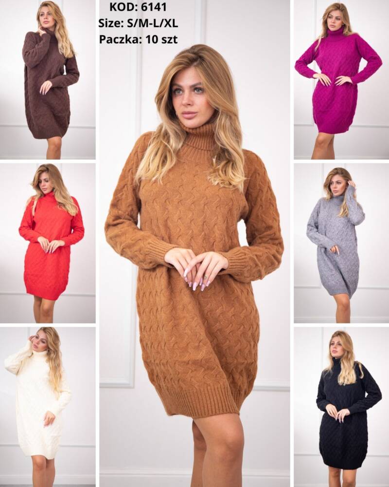 Sukienki damskie Roz S/M-L/XL, Mix Kolor .Paczka 10 szt
